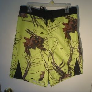 Mens MOSSY OAK BOARD Trunk/Swim Shorts  L